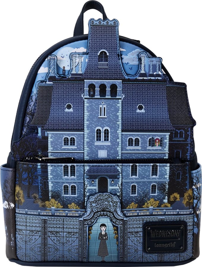 Loungefly Backpack Wednesday Nevermore Academy