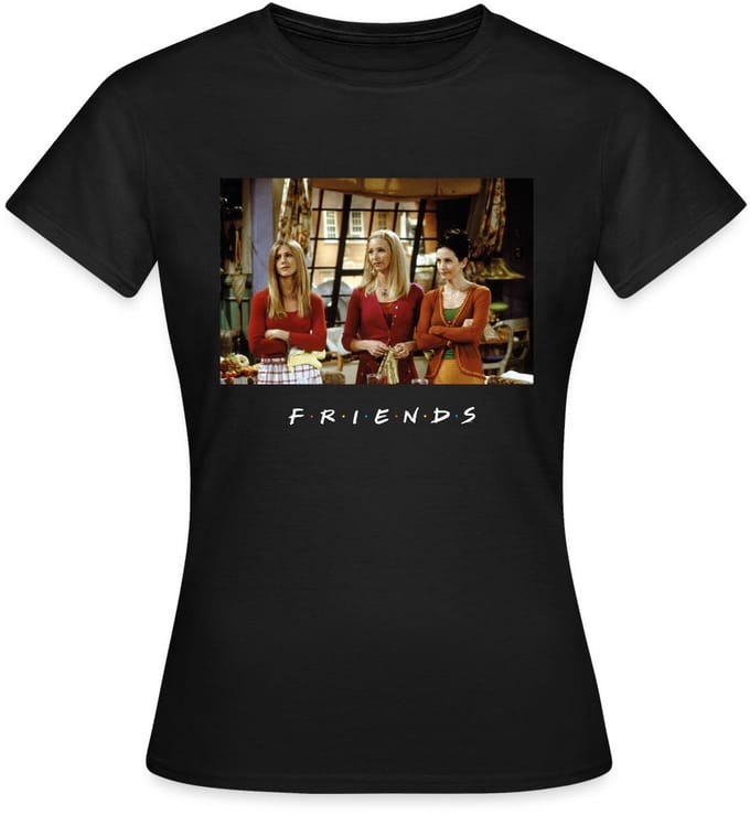 Friends Monica Rachel Phoebe Keuken T-Shirt Dames