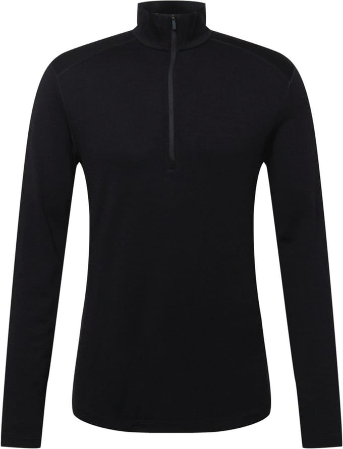 Icebreaker BF 260 Tech LS Half Zip - Heren - Thermoshirt - Zwart