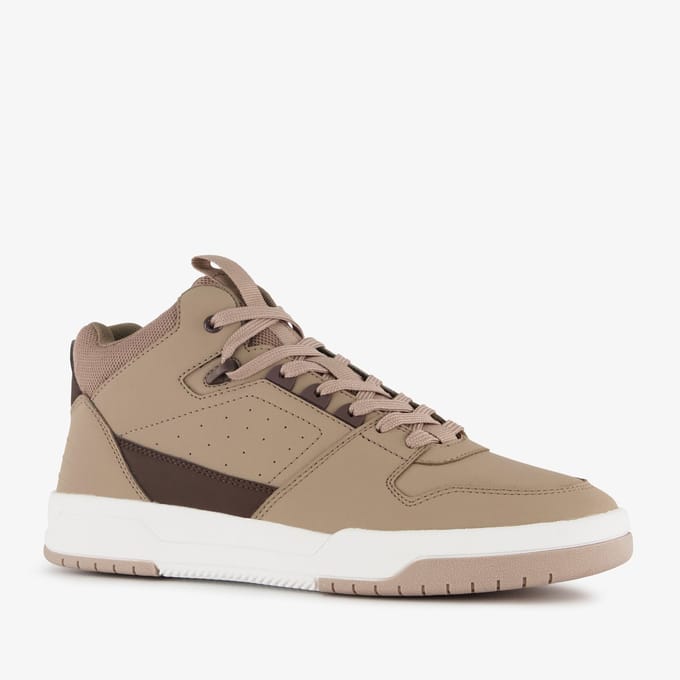 Blue Box hoge heren sneakers beige - Maat 45