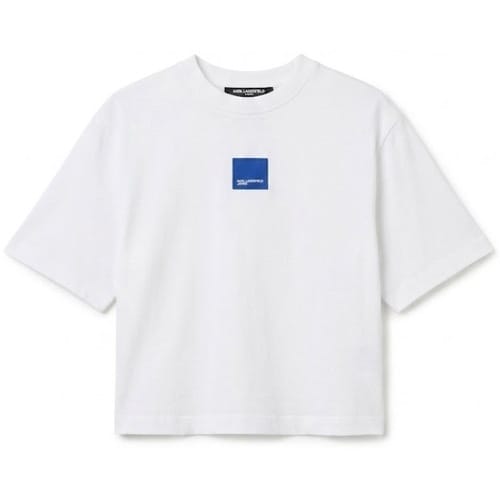 T-shirt Karl Lagerfeld B3w17022 Klj Reg Boxy Patch Tee