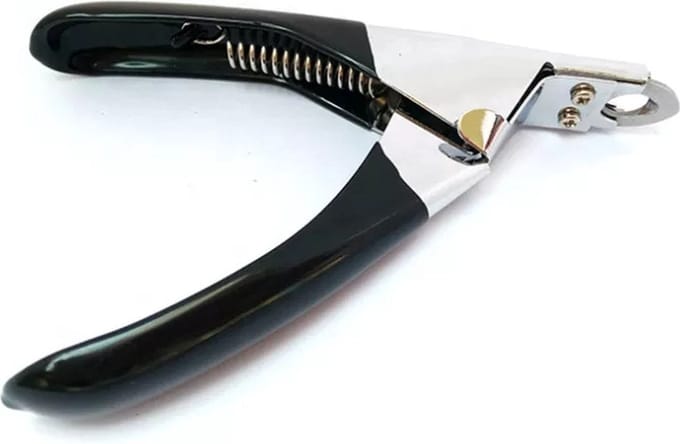 KELERINO. Tipknipper - Nagelknipper kunstnagels - Zwart / Wit