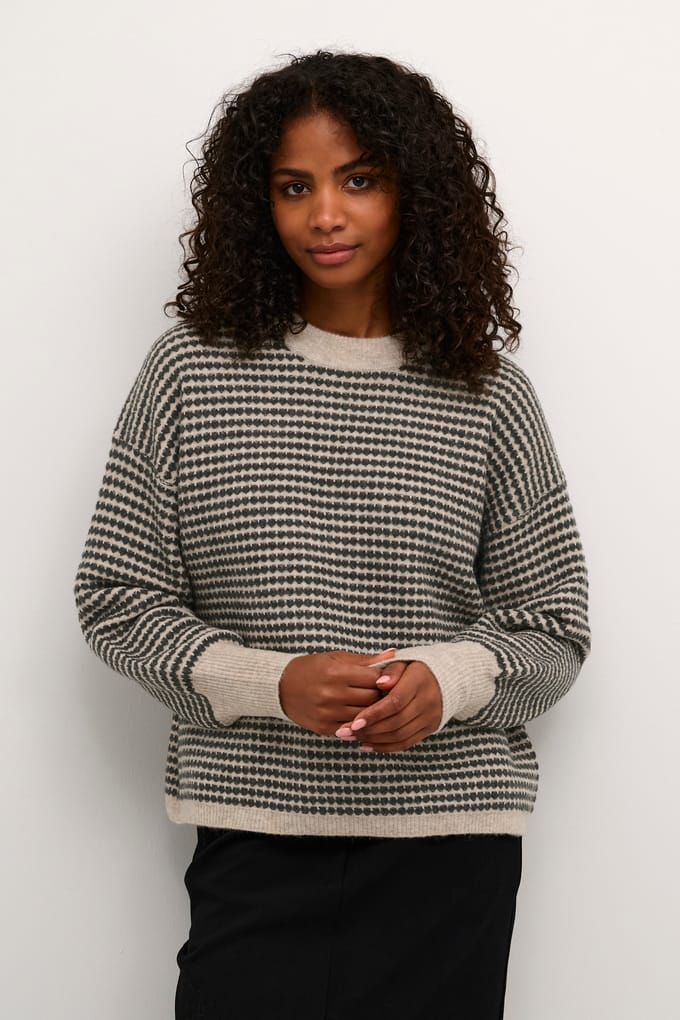 Kaffe KAellery Knit Pullover Dames Trui - Maat XL