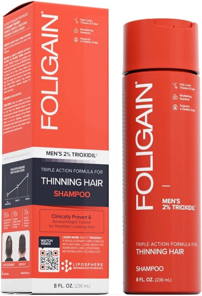 FOLIGAIN – Anti-Haaruitval Shampoo voor Mannen – 236 ml