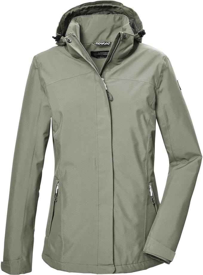 Killtec KOS 26 Women Jacket - Outdoorjas - Dames - Light Sage - Maat 42