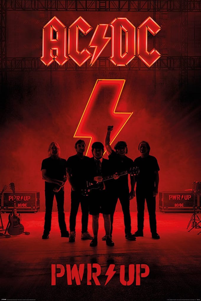 Pyramid Poster - Ac Dc Pwr Up - 91.5 X 61 Cm - Multicolor