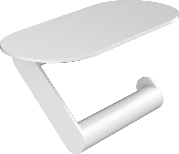 Hansgrohe Wallstoris Closetrolhouder - 23x9.7x3.4cm - mat wit