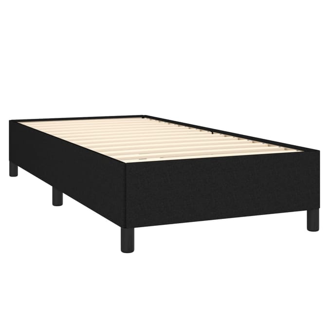 vidaXL - Bedframe - zonder - matras - 100x200 - cm - stof - zwart