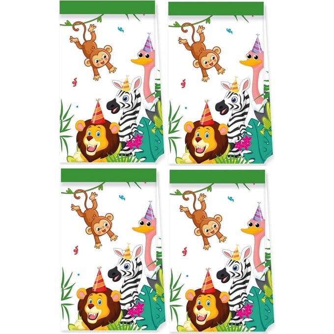 Globos Paper Party Bags FSC Jungle Balloons 4 pcs.