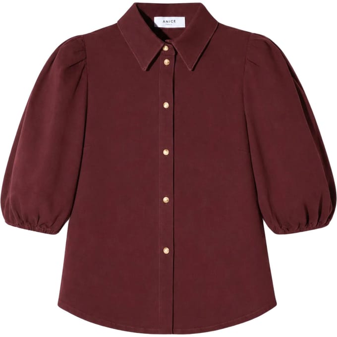 Janice Lars Blouses Bordeaux Lars