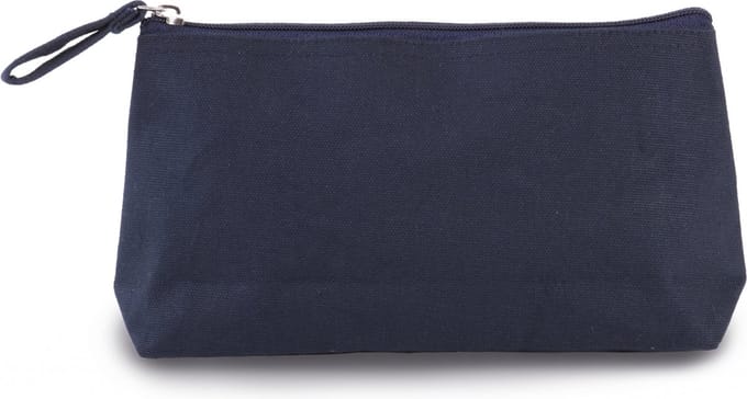 Kimood Toilettas van katoen KI0728 - Midnight blue - One size