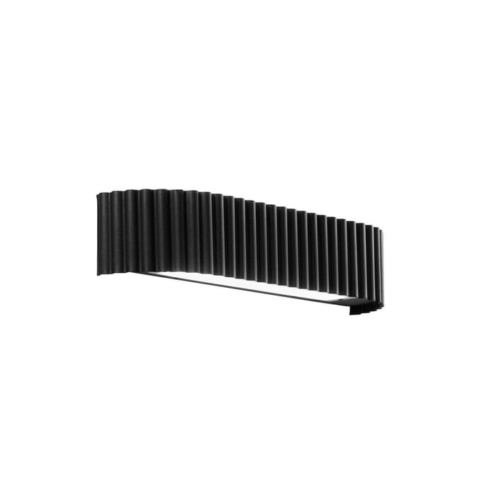 Luce Ambiente Design LED wandlamp Niike, zwart, breedte 40 cm, metaal, CCT