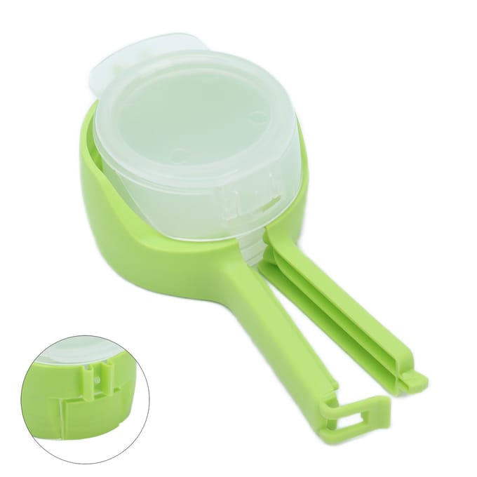 Voedsel Bewaartas Afsluitclips Plastic Niet-Giftige Afsluitclips met Uitschenktuit voor Keukenvoedsel white