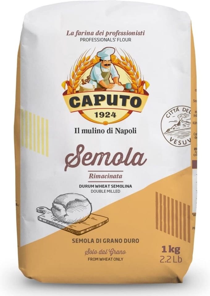 Semola durum - Tarwegriesmeel – Semolina Caputo Rimacinata 1 kg