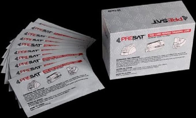 A5002 Evolis Cleaningcards (50 stuks) voor de Evolis Tattoo, Pebble, Dualys, Securion en Quantum