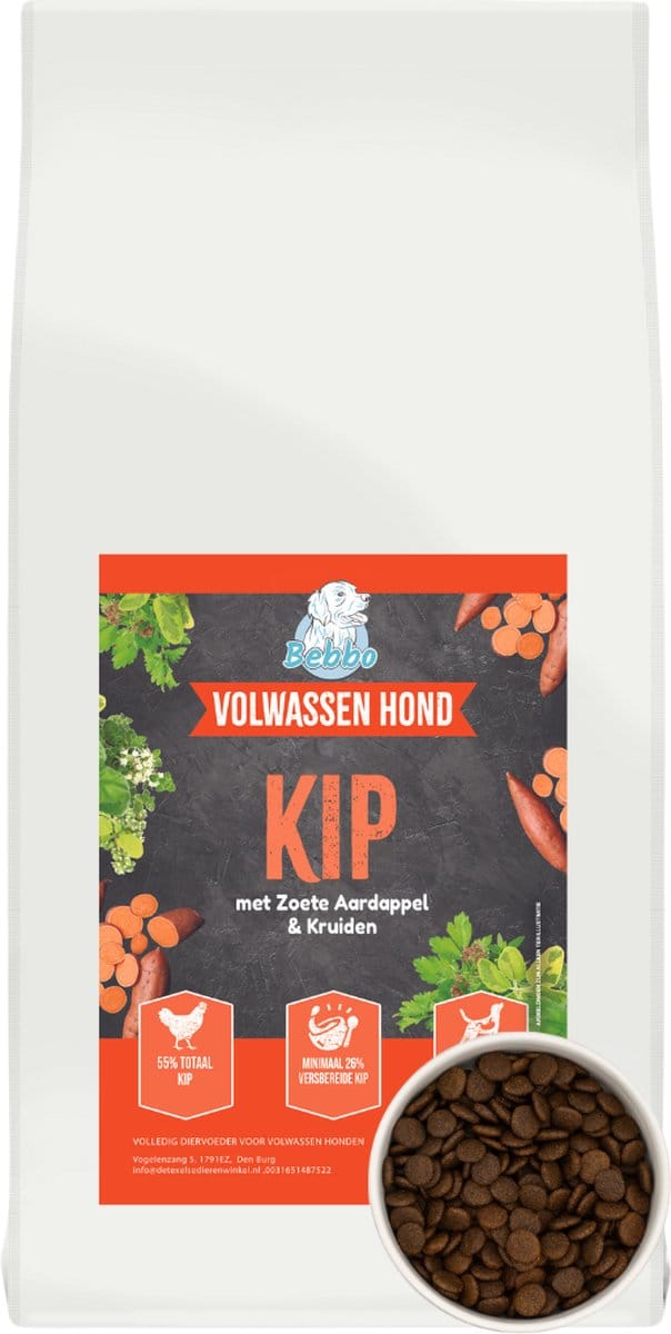 Bebbo Hondenbrokken - KIP - 6 KG