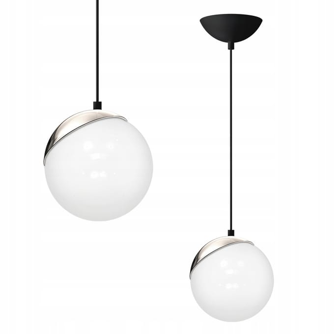 SFERA Hanglamp Zwart/Chroom E14 - Stijlvolle Verlichting