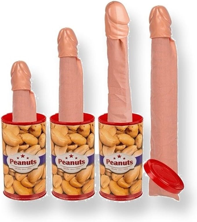 Nooitmeersaai - Penis in een pindablikje