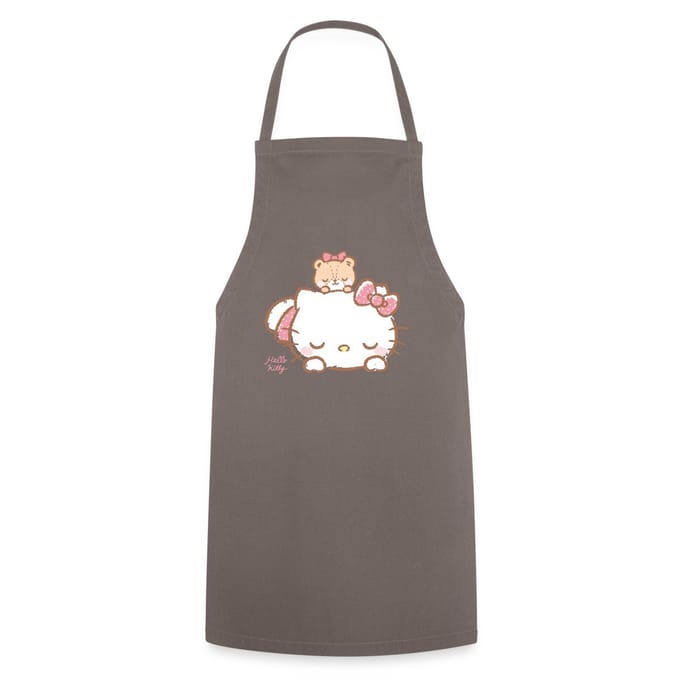 Hello Kitty Met Teddy Op Haar Rug Keukenschort
