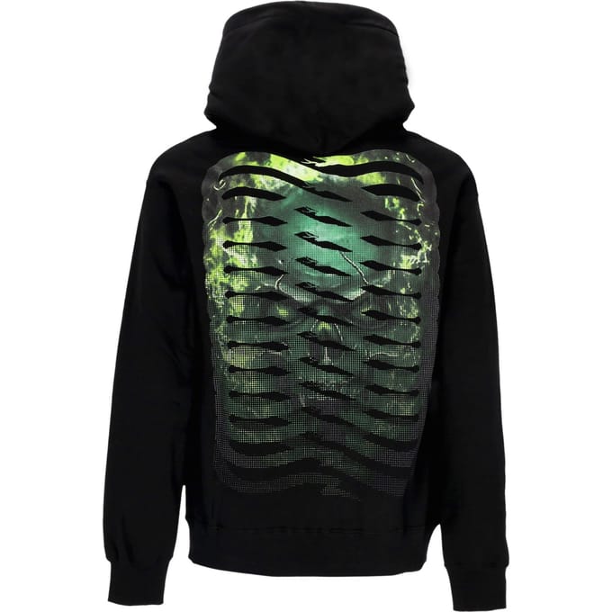 Heren Ribs Oxide-hoodie zwart