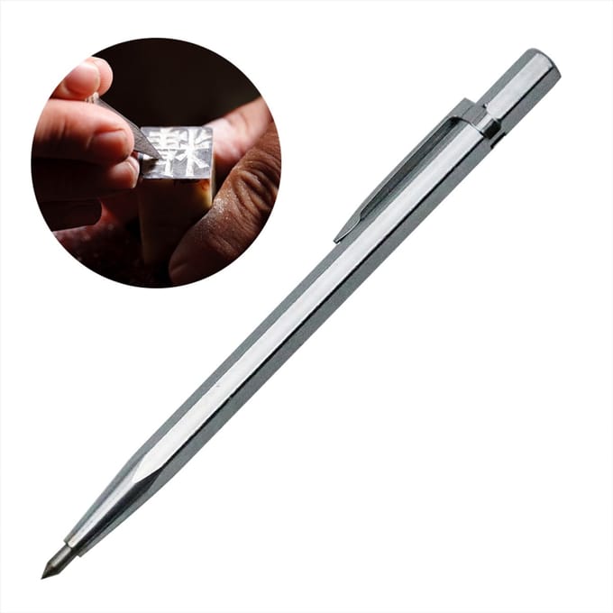 BukkitBow - Compacte Graveerpen - Graveren van Belettering - Gravering van Sieraden - Diamant - Glas - Metaal
