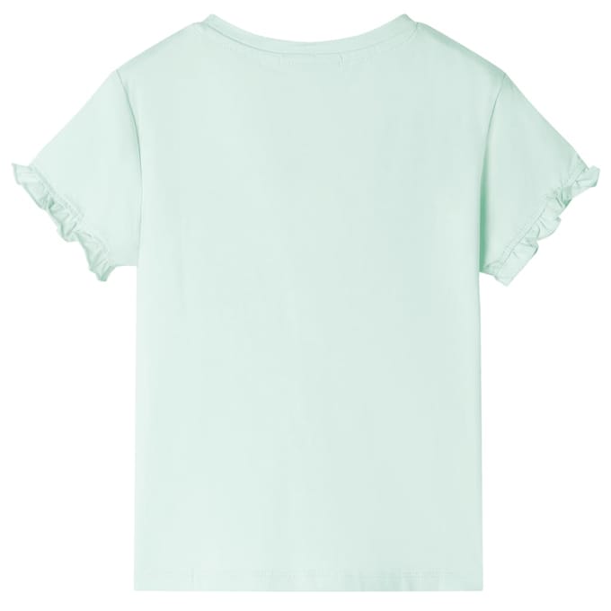 vidaXL Kindershirt 128 lichtmint