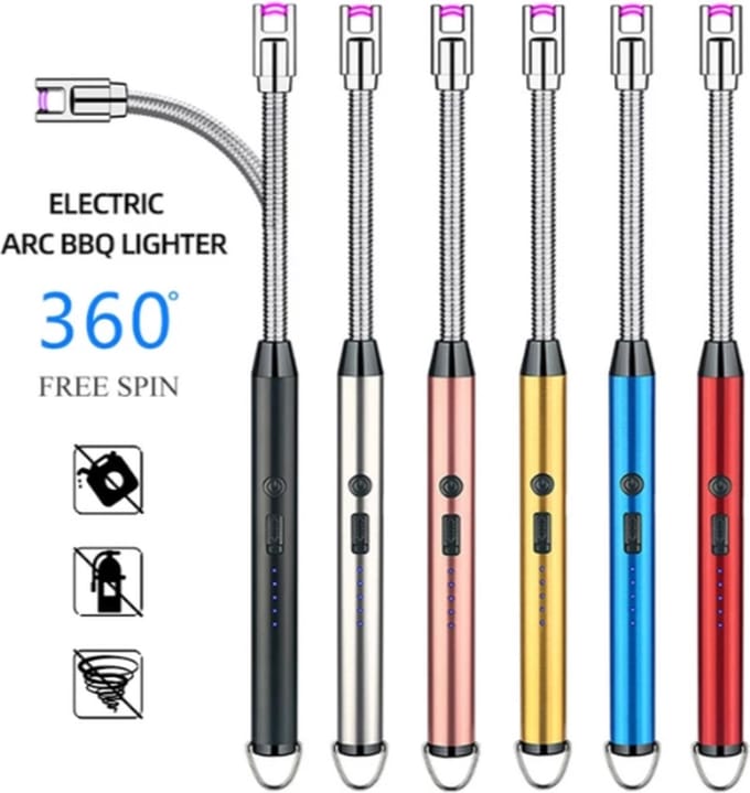 Lowenthal Elektrische Aansteker Flexibel Zilver