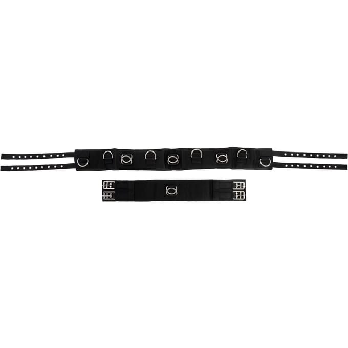 Nylon werkpaard surcingle met 9 ringen Kerbl