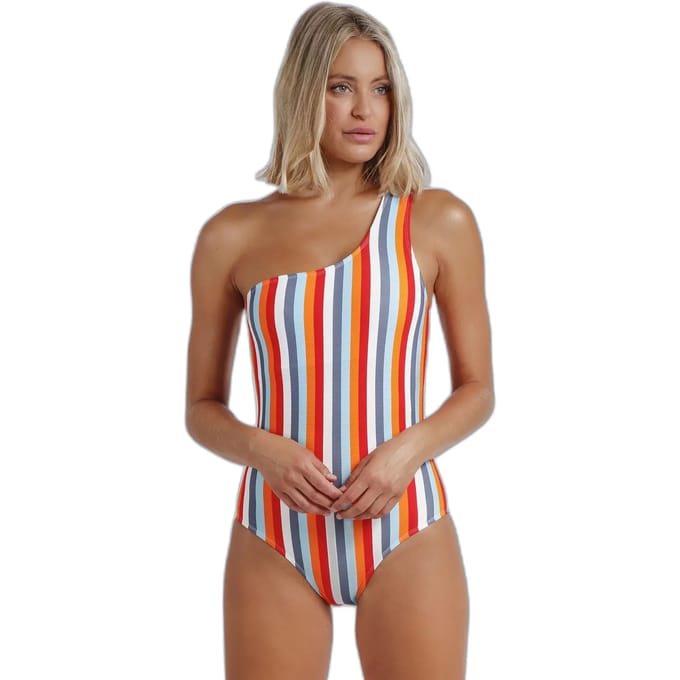 Dames zwempak uit 1 stuk Admas Sun Stripes