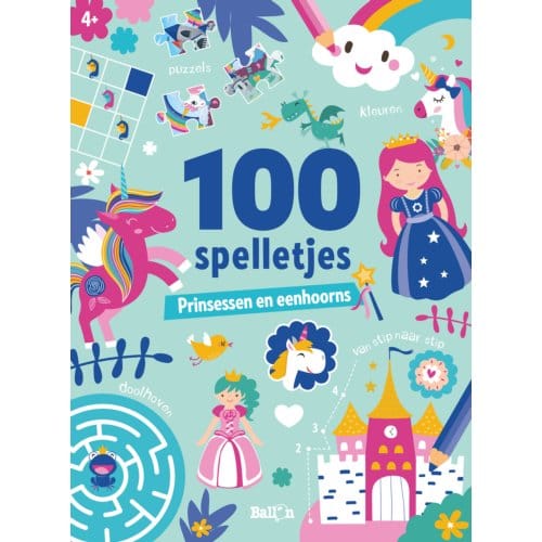Prinsessen En Eenhoorns - 100 Spelletjes