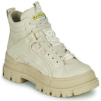Buffalo Bikerlaars - Aspha NC Mid - EU36 tot EU39 - voor Vrouwen - beige