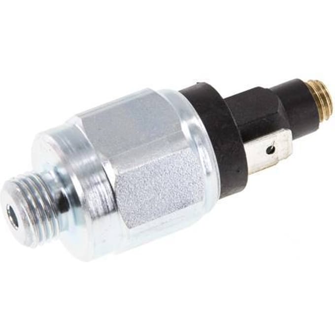 0.5 tot 2bar NC Staal Drukschakelaar G1/4'' 42VAC Platte Stekker - PSL-E-N-0P5-2-C-FP