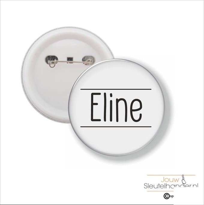Button Met Speld 58 MM - Eline