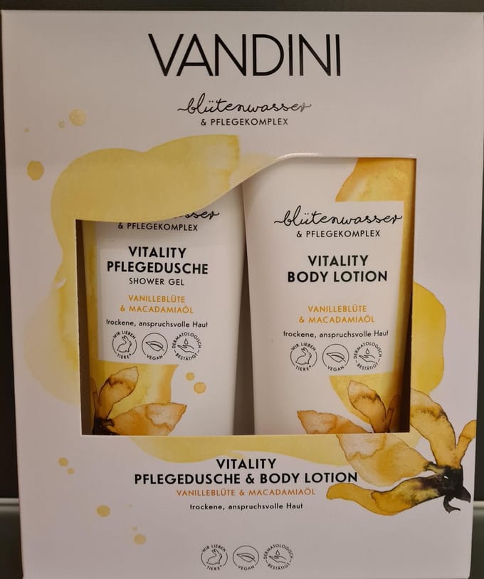 Vandini Vitality geschenkset, 2x 200 ml