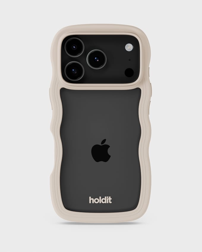 Phone Case Wavy Light Beige iPhone 17 Pro