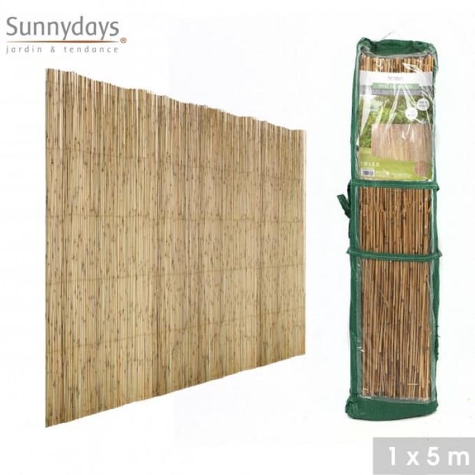 Sunnydays Rietscherm /Rietmat - L500 x H100 cm - tuinscherm / schutting