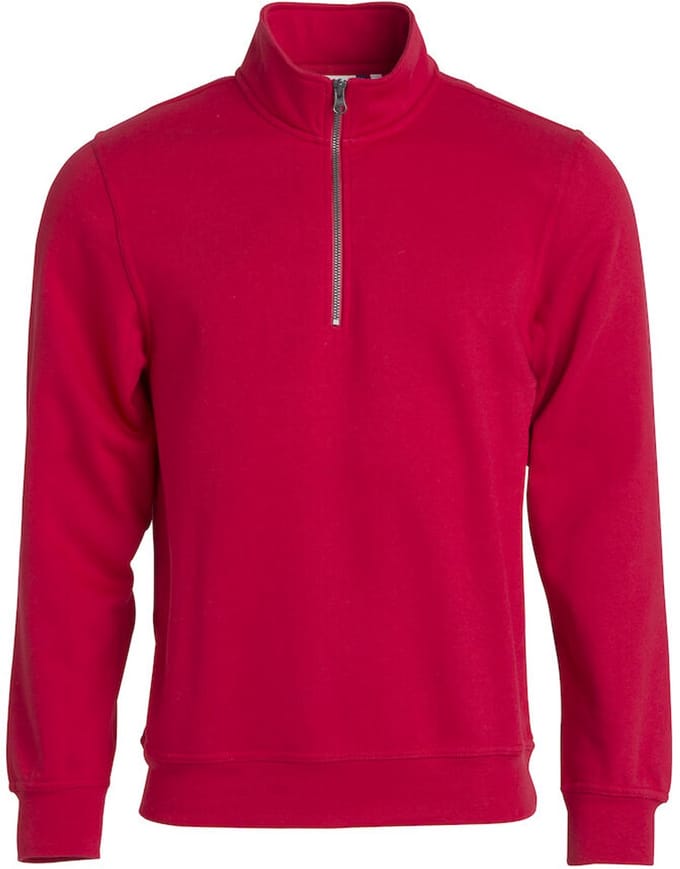 Clique Basic Half Zip 021033 - Rood - 4XL