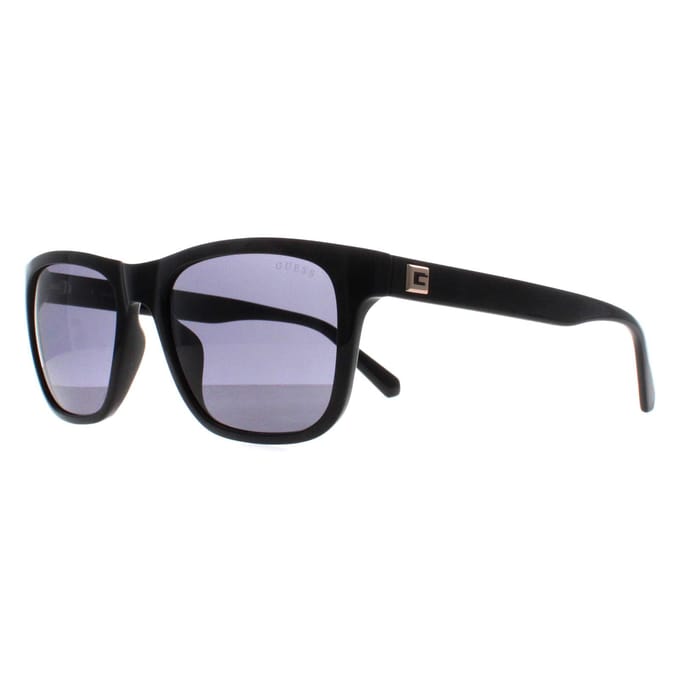 Guess Square heren glanzend zwart rookgrijs GU6971
