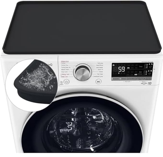 Antislip Siliconen Wasmachine Cover en Mat - 60x60 cm