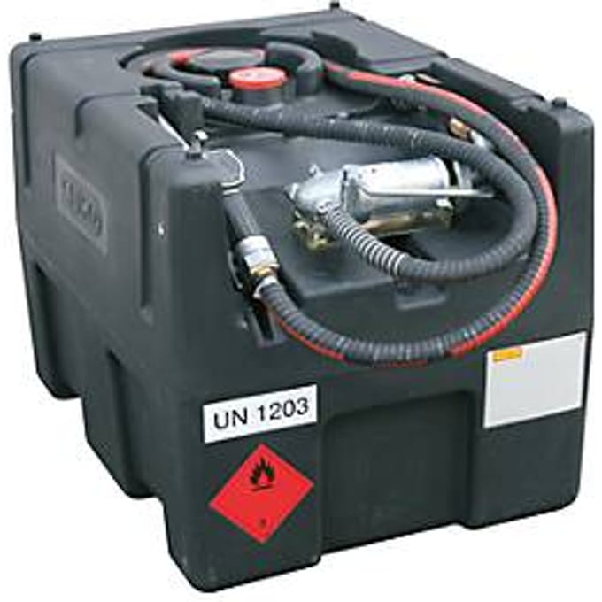 Mobiel benzinestation CEMO KS-Mobil EASY, met handpomp, 190 l benzinetank, polyethyleen, ATEX, B 800 x D 600 x H 590 mm