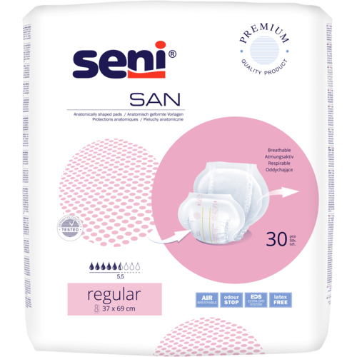 Seni San Regular - 3 pakken van 30 stuks