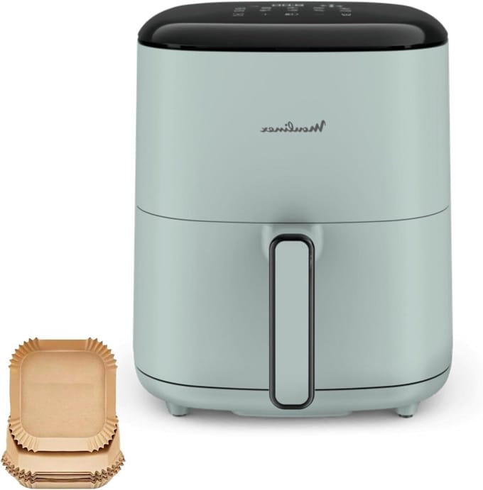 Heteluchtfriteuse - Airfryer Frituurpan - Gezond Koken - 5 Liter Capaciteit - 5 L - Eucalyptus