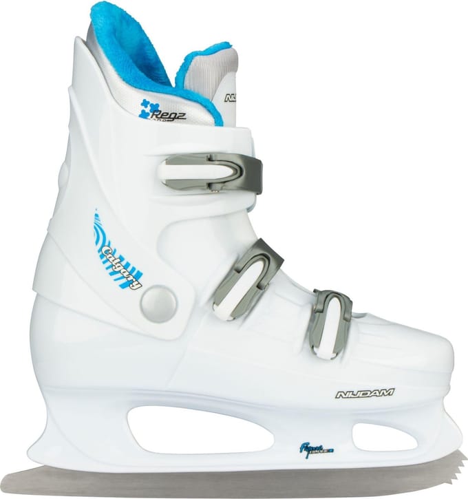 Nijdam Kunstschaats - Vancouver - Hardboot - Wit/Zilver - 43