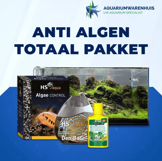Anti Algen Totaal Pakket - tegen o.a. penseelalg, draadalg, zweefalg