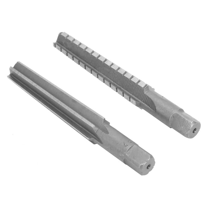 2 stuks HSS MT2 Taper FijnRuw Ruimer Snijgereedschap Set Rechte Schacht 1.5x12.5cm