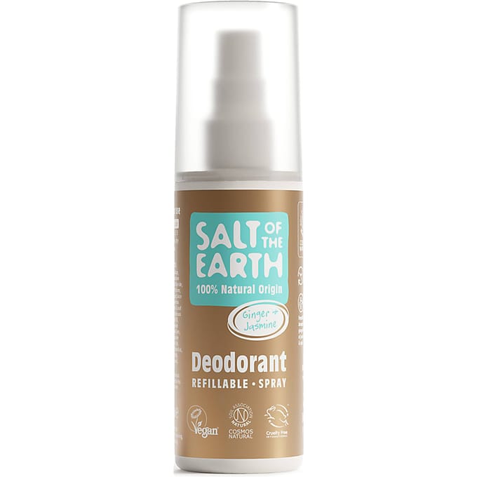 SALT OF THE EARTH GINGER & JASMINE NATURAL SPRAY DEODORANT 100ML