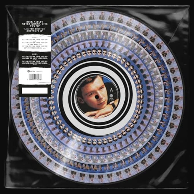 Limited Edition Zoetrope 12-Inch Vinyl - Iconic Pop Classic