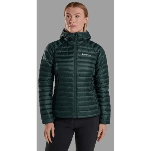 Montane Anti Freeze Lite Hooded Down Jacket Dames (Maat - M, Kleur - Deep Forest)