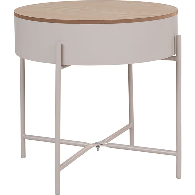House Collection Bijzettafel Ø 40 cm Lisbeth Beige