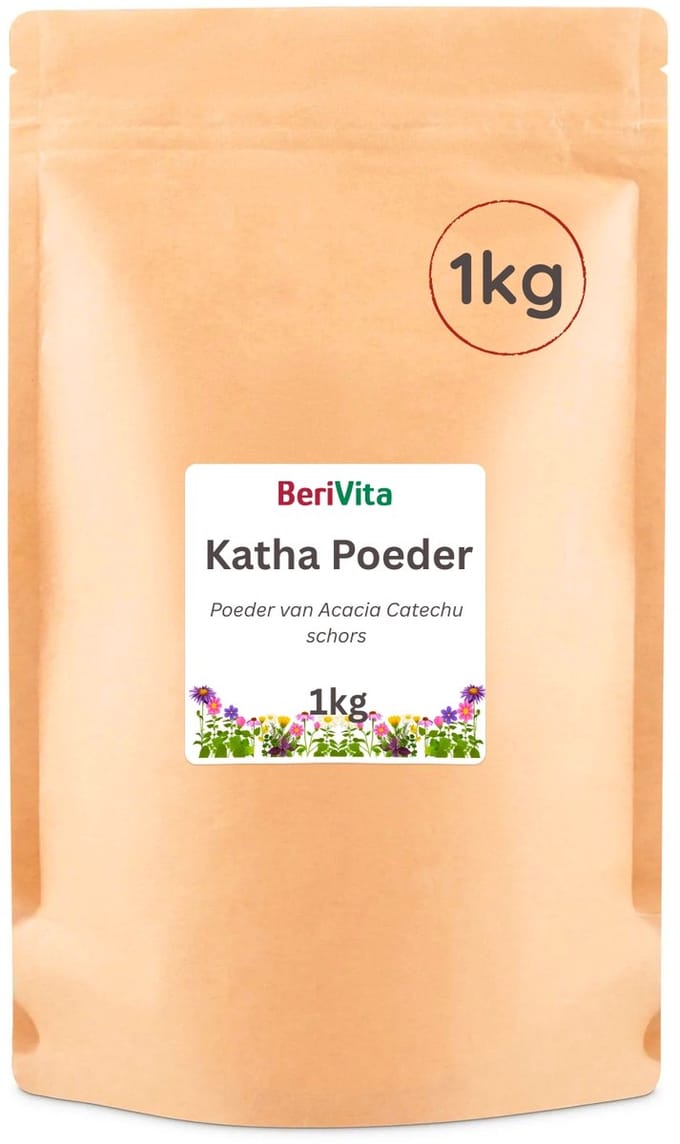 Katha Poeder 1kg - Puur Acacia Catechu Poeder - Haarmasker
